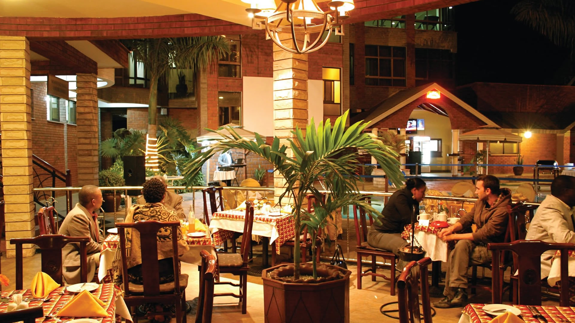 Restaurant and bar