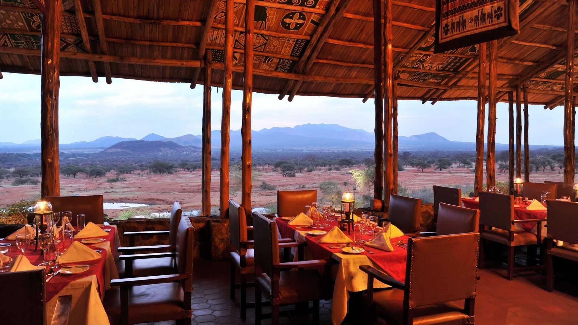 Dining Area, Kilaguni Serena Safari Lodge