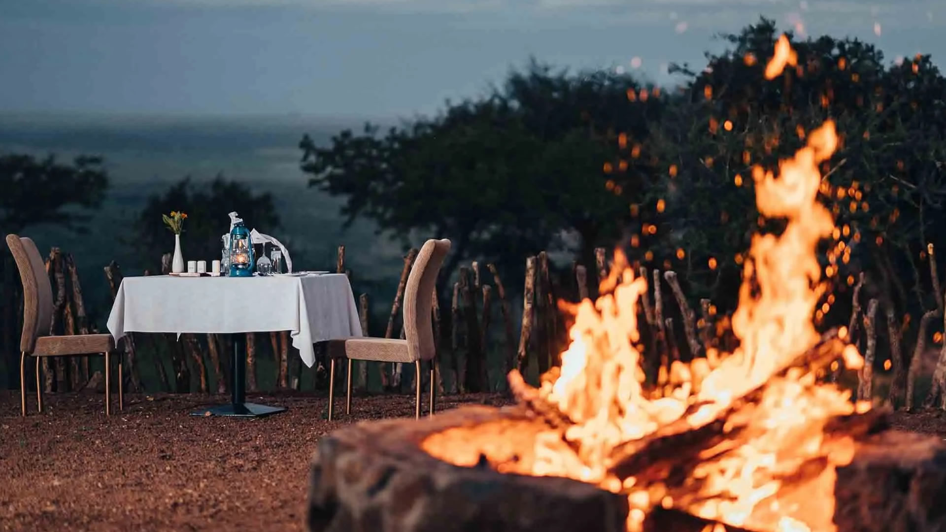 Private Dining, Kilimamoja Lodge