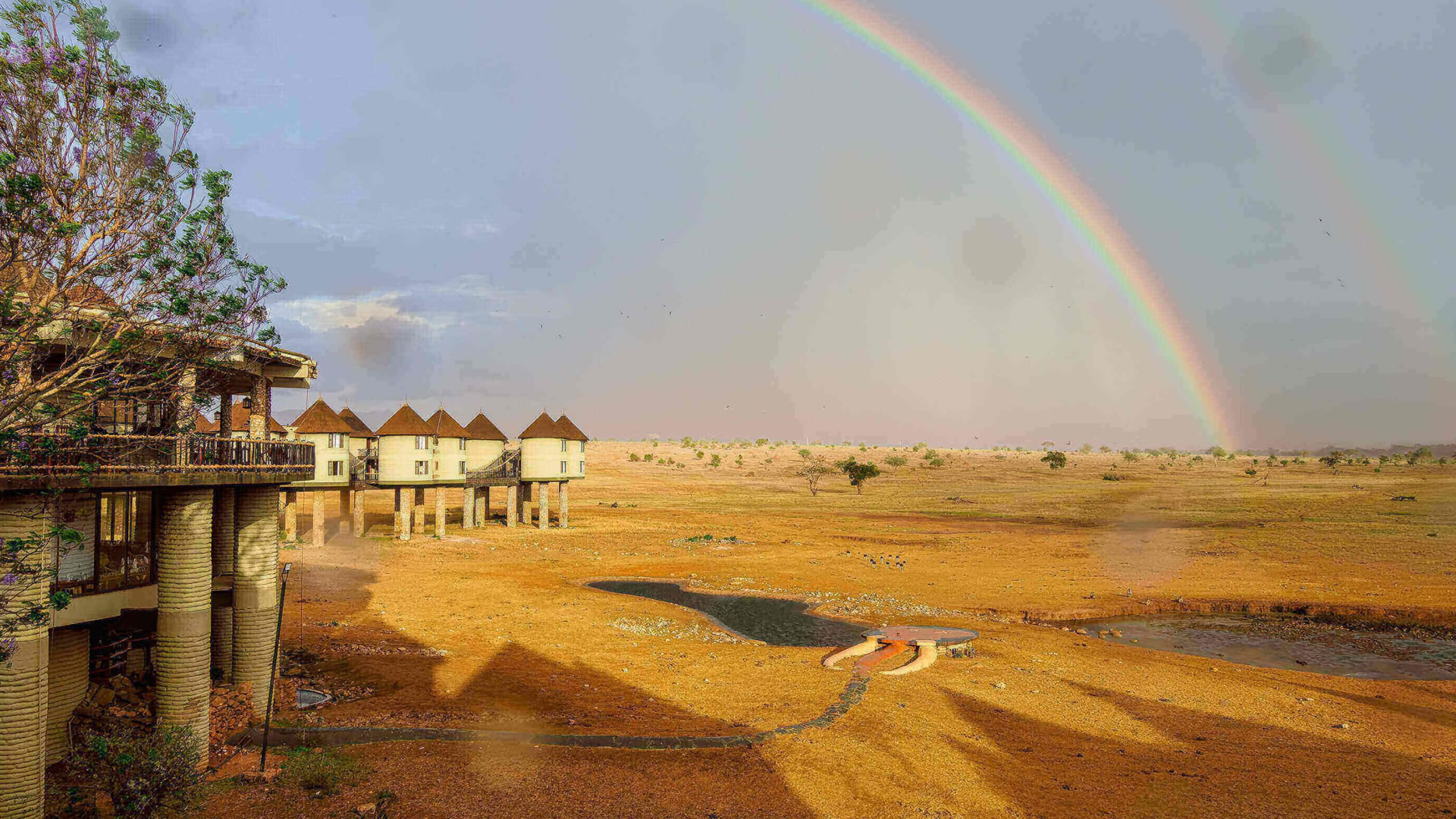 Exterior Rainbow View, Salt Lick Safari Lodge