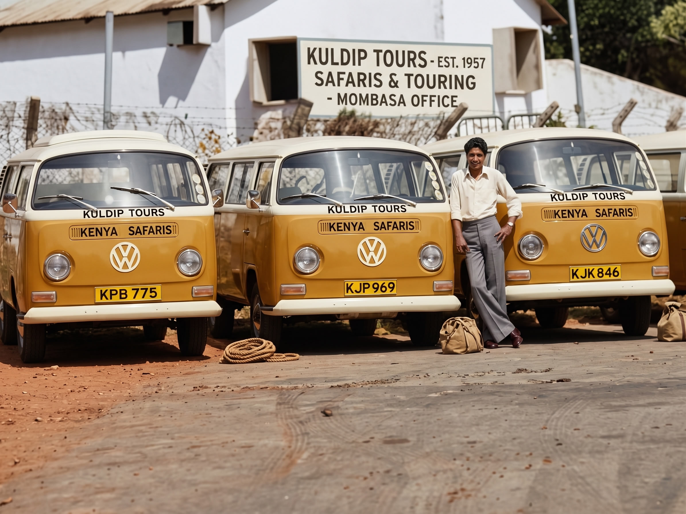 Kuldip's Touring Company when it started operations in Mombasa in 1957